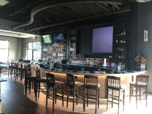Image of Red Door Woodfired Grill in Overland Park, KS after construction.