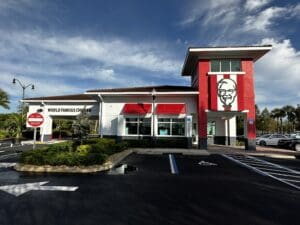 Image of the KFC in Homestead, FL after construction.