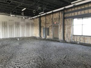 Image of Red Door Woodfired Grill in Overland Park, KS before construction.