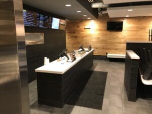Image of Lark Burger in Kansas City, MO after construction.