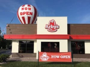 Image of Arby’s Restaurant, Tulsa, OK after construction.