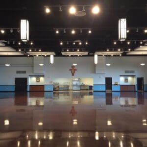 Image of Devine Mercy Parrish Center, Gardner, KS after construction.