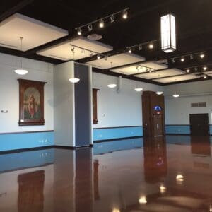 Image of Devine Mercy Parrish Center, Gardner, KS after construction.