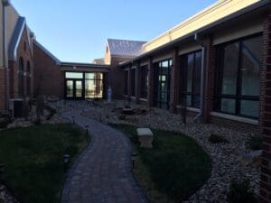 Image of Devine Mercy Parrish Center, Gardner, KS after construction.