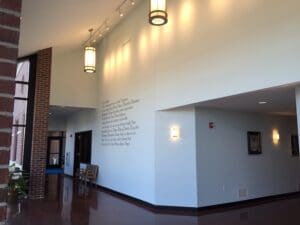 Image of Devine Mercy Parrish Center, Gardner, KS after construction.