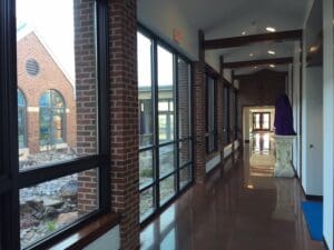 Image of Devine Mercy Parrish Center, Gardner, KS after construction.