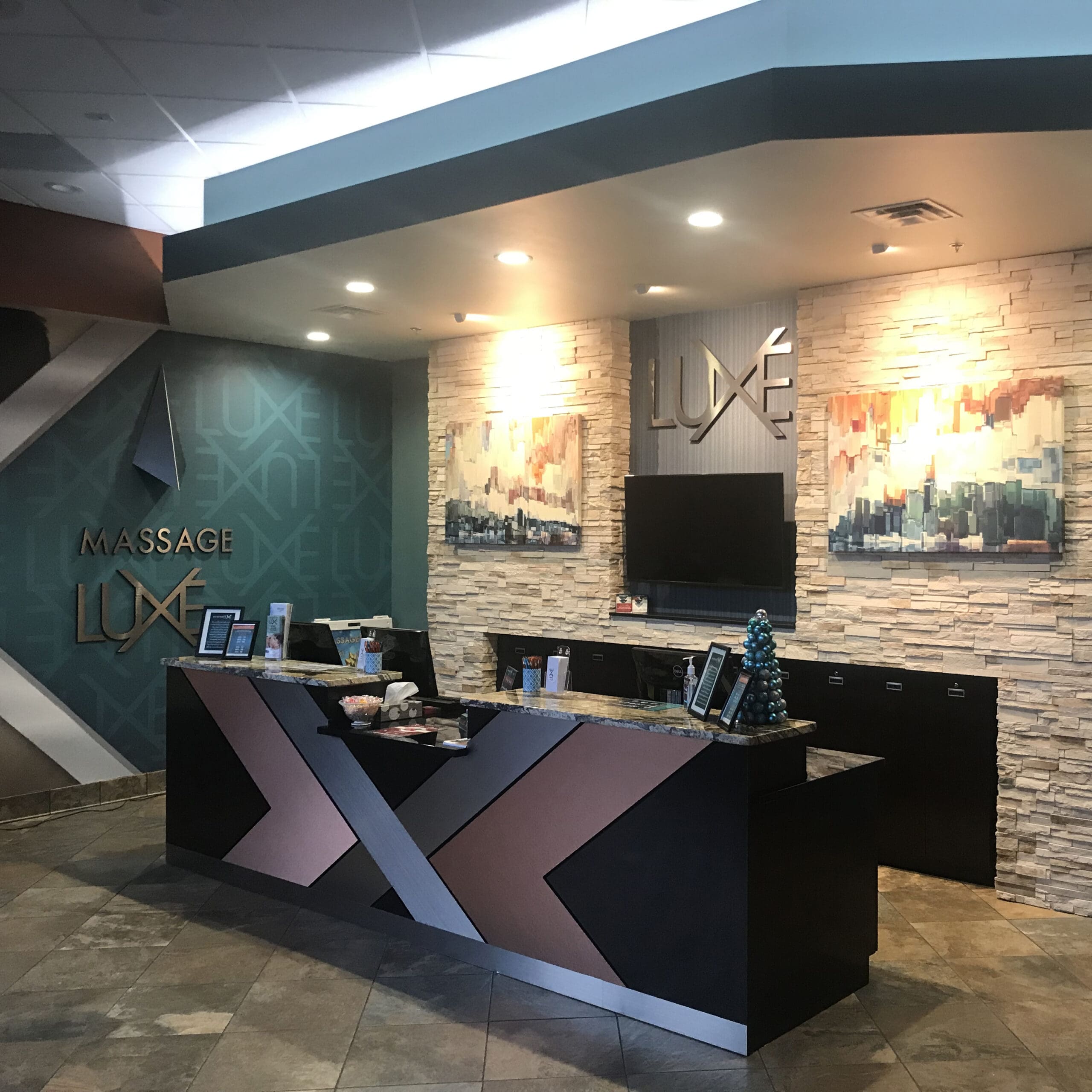 Image of Massage Luxe after construction.