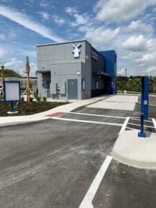 Image of a Dutch Bros after construction.