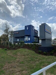 Image of a Dutch Bros after construction.