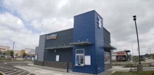 Image of a Dutch Bros after construction.